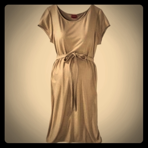 Merona Dresses & Skirts - XL Merona Maternity Gold party dress